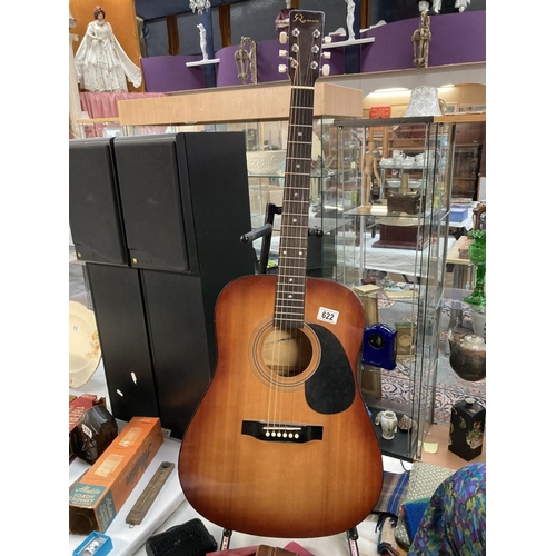 622 - A Ramon six string acoustic guitar, COLLECT ONLY.