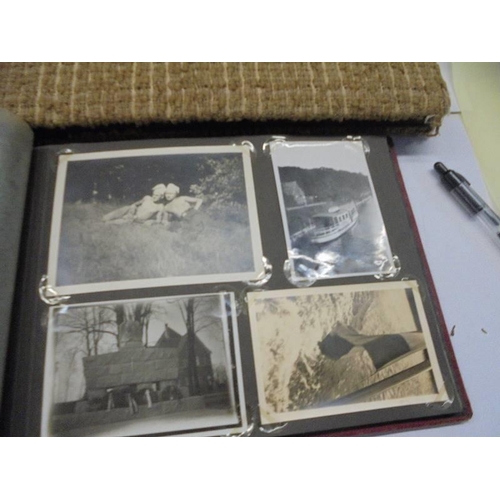 115 - Two German WW2 related photograph albums including Luftwaffe Anti Aircraft unit and RAD Luftwaffe An... 