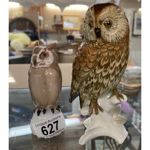 627 - A German owl & 1 other