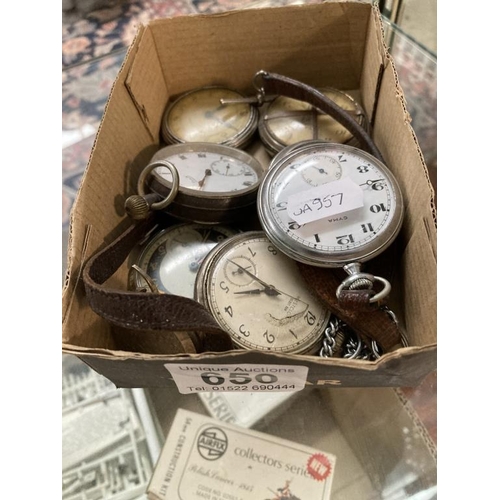 650 - A quantity of vintage pocket watches for spares / repairs