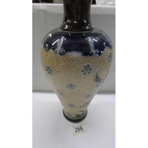 266 - A Royal Doulton stoneware vase.