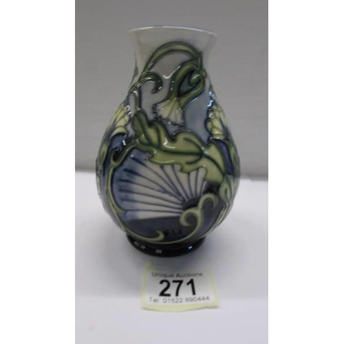 271 - A signed Moorcroft vase.