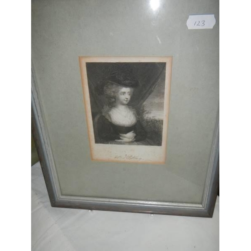 407 - Two early 20th century framed and glazed engravings. COLLECT ONLY.