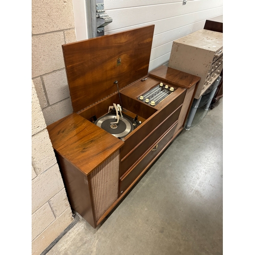 838 - A Dynatron of Maidenhead radiogram (Garrard record player) 137 x 42 x 76cm