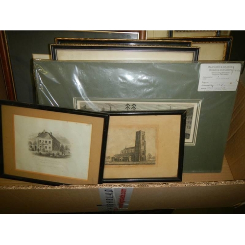 461 - Fifteen good framed engravings, COLLECT ONLY,