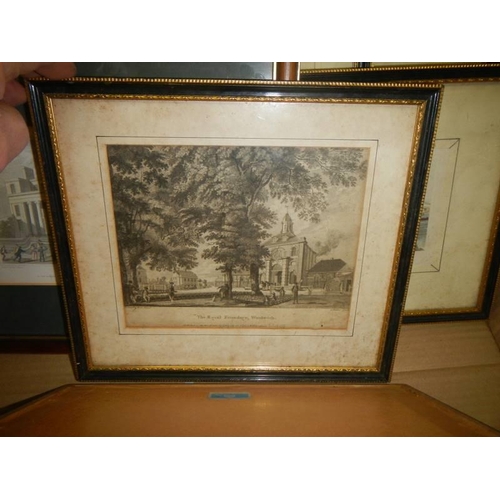 461 - Fifteen good framed engravings, COLLECT ONLY,