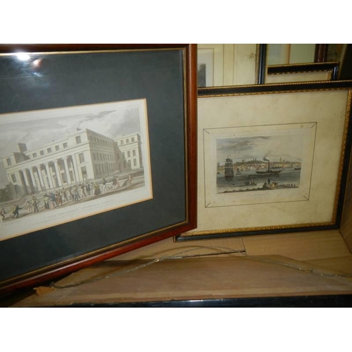 461 - Fifteen good framed engravings, COLLECT ONLY,