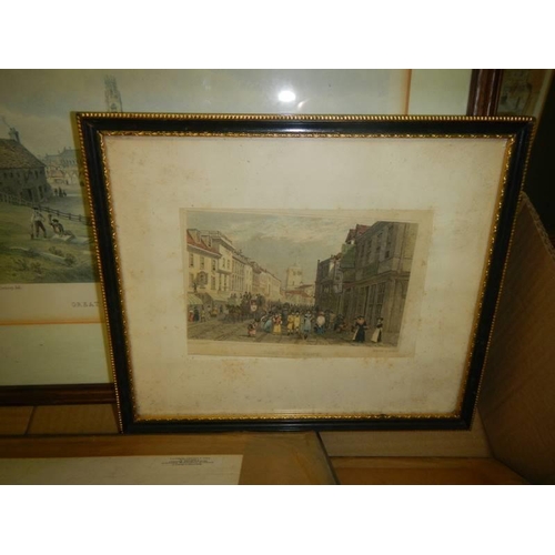 461 - Fifteen good framed engravings, COLLECT ONLY,