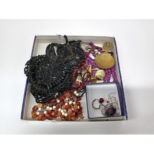 2148 - A quantity of costume jewellery including cufflinks, earrings & necklaces etc.