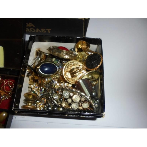 74 - A mixed lot of costume jewellery including necklaces, earrings, pendants etc.,