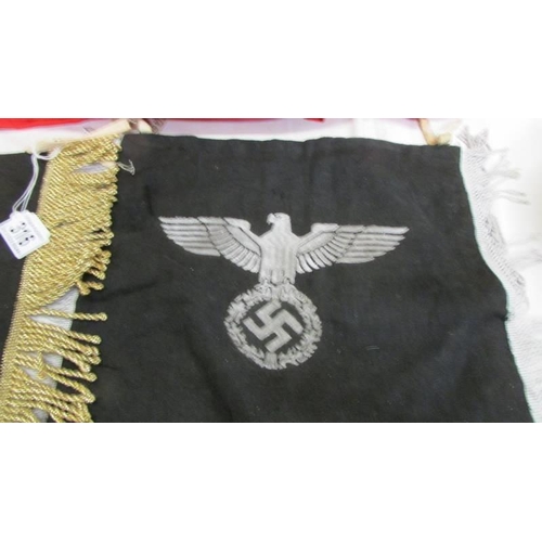 316 - A German Third Reich pennant and one other.