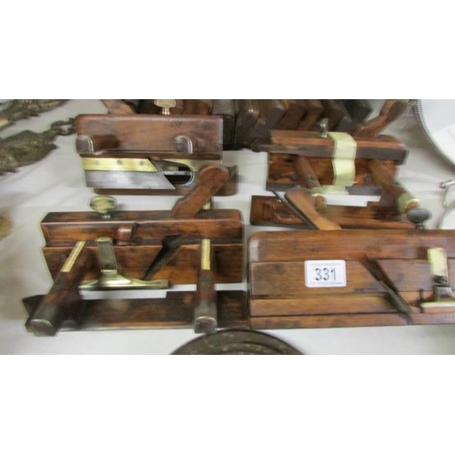 331 - Approximately 16 vintage wood working planes including some rare examples. COLLECT ONLY.