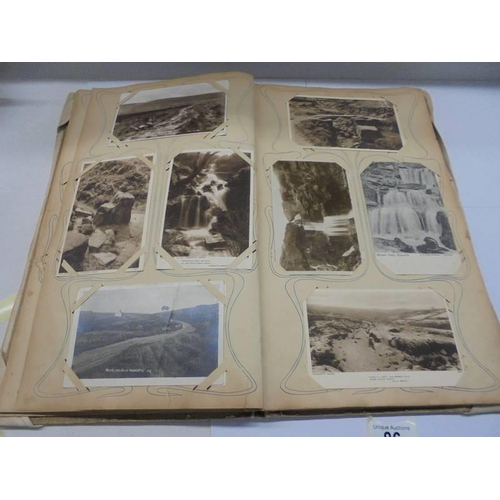 86 - An album of approximately 150 early 20C postcards and a scrap book mainly relating to the Bronte's.