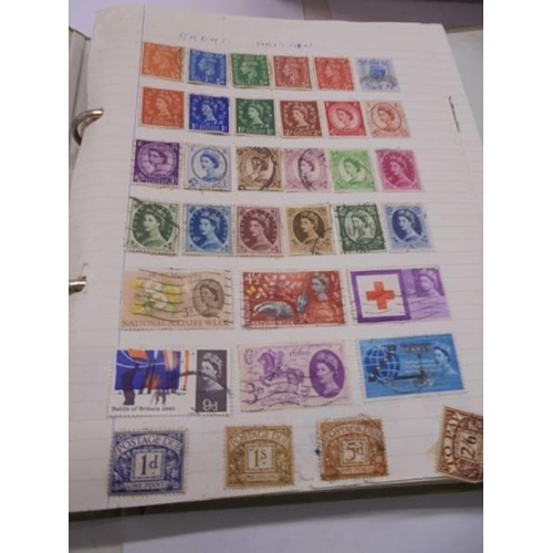 126 - Five albums on stamps and stamps on envelopes.