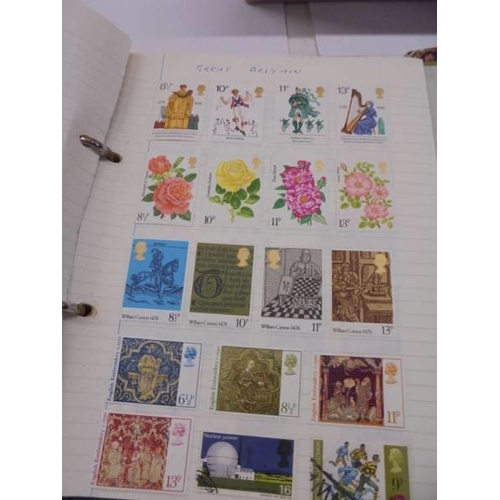 126 - Five albums on stamps and stamps on envelopes.