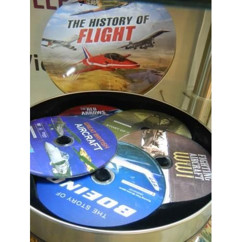 341 - Two sets of military DVD's - Military Vehicles and History of Flight.