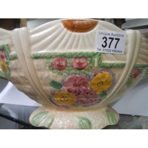 377 - A mid 20th century Arthur Wood rose bowl.