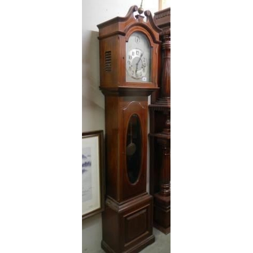 480 - A good early 20th century small sized Grandfather clock, COLLECT ONLY.