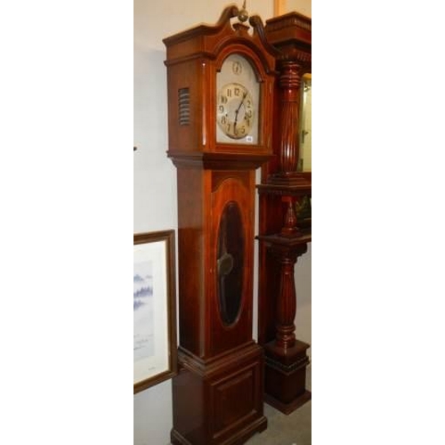 480 - A good early 20th century small sized Grandfather clock, COLLECT ONLY.