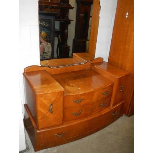 489 - A three piece 1960's bedroom suite, COLLECT ONLY.