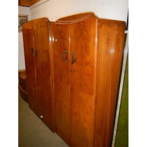 489 - A three piece 1960's bedroom suite, COLLECT ONLY.