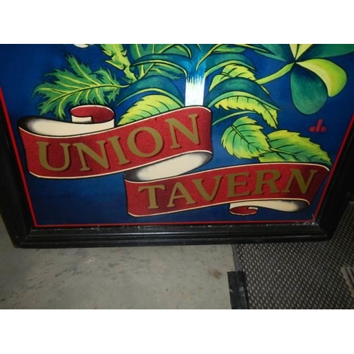 493 - A 20th century single sided Josiah Holt Brewery pub sign, 'The Union Tavern Rose, Thistle, leek & Sh... 