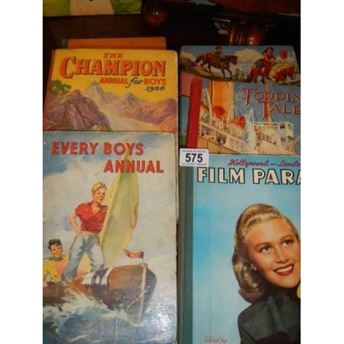 575 - A quantity of circa 1950's annuals.