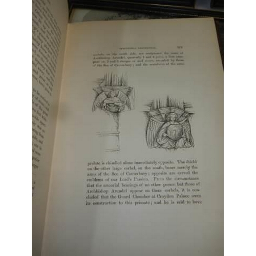 588 - A copy of Croydon Old Churches and a copy of Andriespiscapol Palace Croydon with many images,