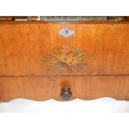 600 - The Victoria Commemorative Cabinet - A top quality Victorian music box incorporating drinks cabinet ... 