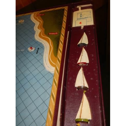 630 - An unusual 1950's board game entitled 'Ship Ahoy'.