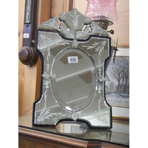 635 - A good quality Gypsy style table mirror, COLLECT ONLY.