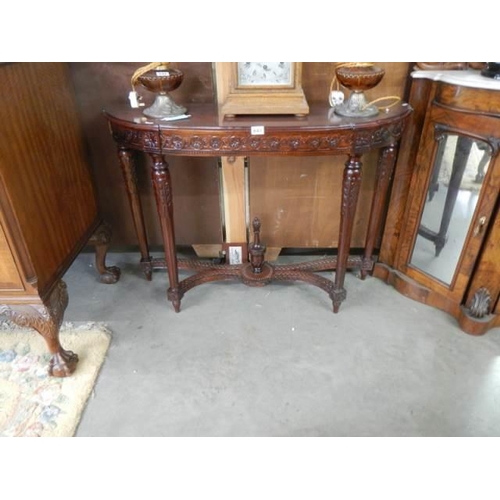 643 - A mahogany hall table, COLLECT ONLY.