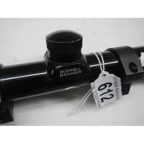 612 - A Bushnell Banner 6 - 18 x 40 rifle scope.