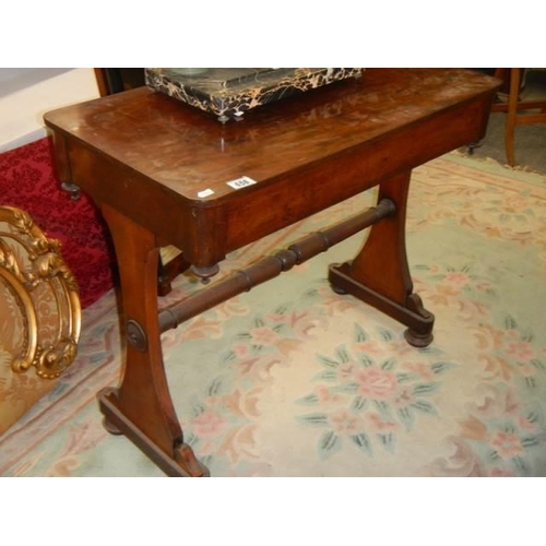 658 - A Victorian single drawer writing table, COLLECT ONLY.