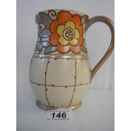 146 - A Bursley ware Charlotte Rhead vase.