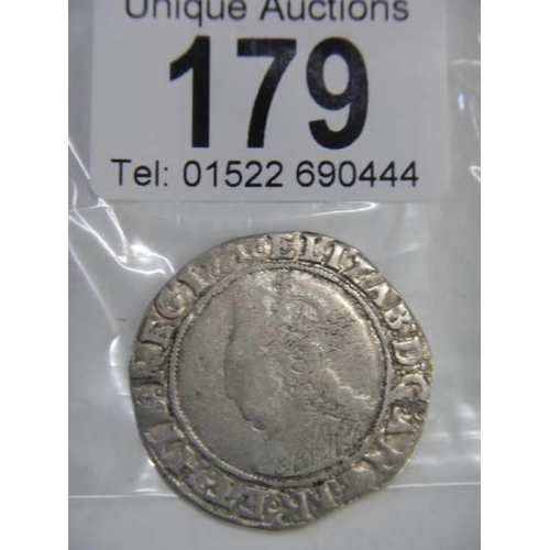 179 - An Elizabeth I hammered silver shilling,