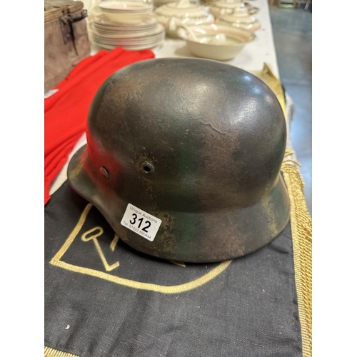 312 - A German Stahhelm helmet.