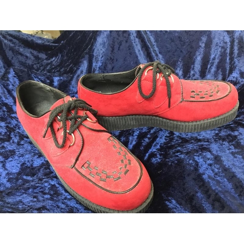 2130A - Mens Low wedge platform, Teddy Boy, Creepers. Size 12. Lovely condition