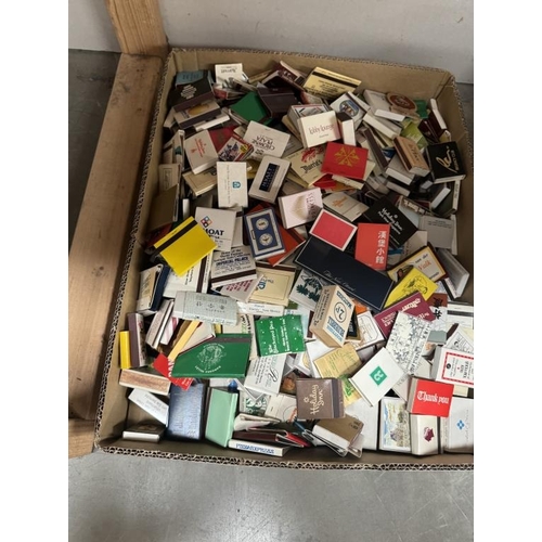 30 - A large collection of match books & match boxes