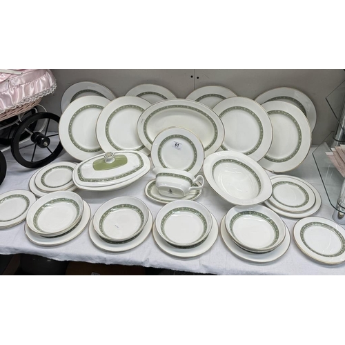 61 - A 37 piece Royal Doulton 'Rondelay' dinner service