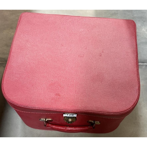 138 - A vintage overnight suitcase