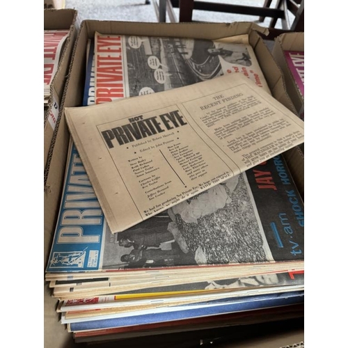 170 - A large selection of Private Eye magazines. 1970's to 2000's