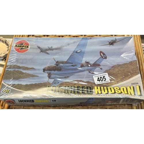 405 - A sealed Airfix lockheed Hudson model 1:72 scale