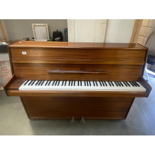 443 - A Welmar small piano serial no 67478