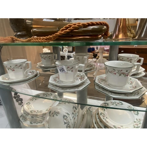 450 - An 18 piece Johnson bros tea set