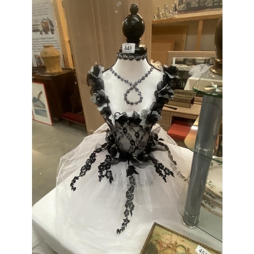 448 - A mannequin model with gothic style attire