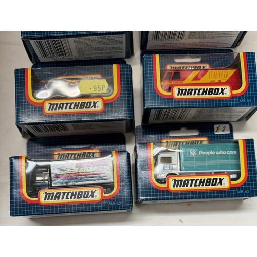 4 - 30 boxed Matchbox cars in blue boxes