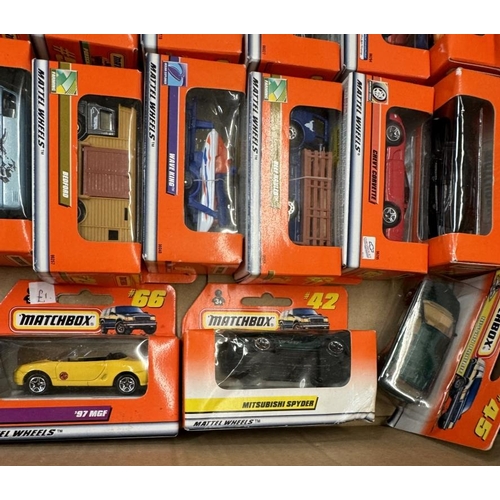 5 - A quantity of boxed Matchbox cars in orange boxes