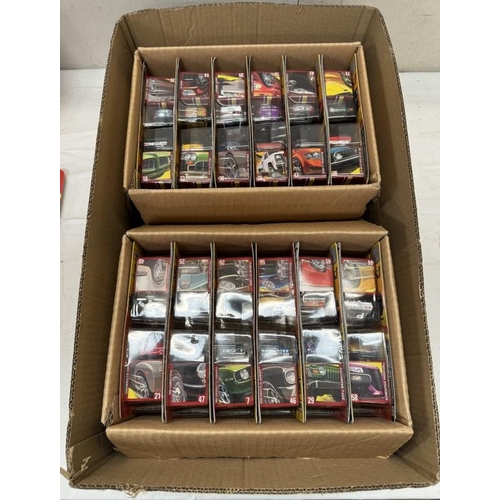 9 - 2 complete Matchbox Superfast dealer/retail/trade boxes (24 models)