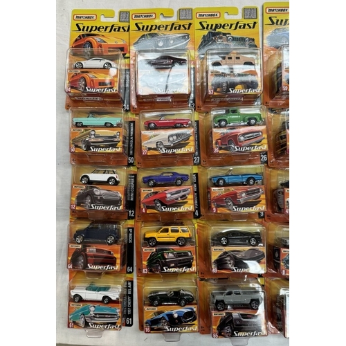 15 - 2 Matchbox Superfast dealer/retail/trade bokes (24 models)